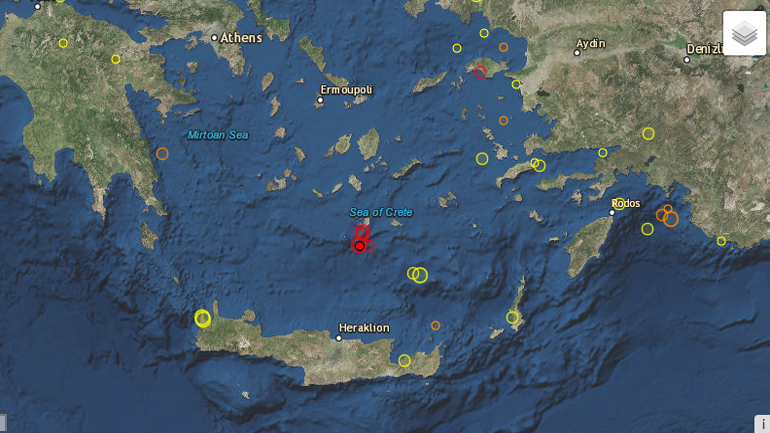 Σεισμός 4,2 Ρίχτερ στα Δωδεκάνησα